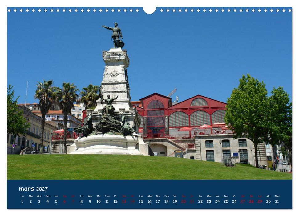 Porto - ville colorée sur le Douro (CALVENDO Calendrier mensuel 2027)