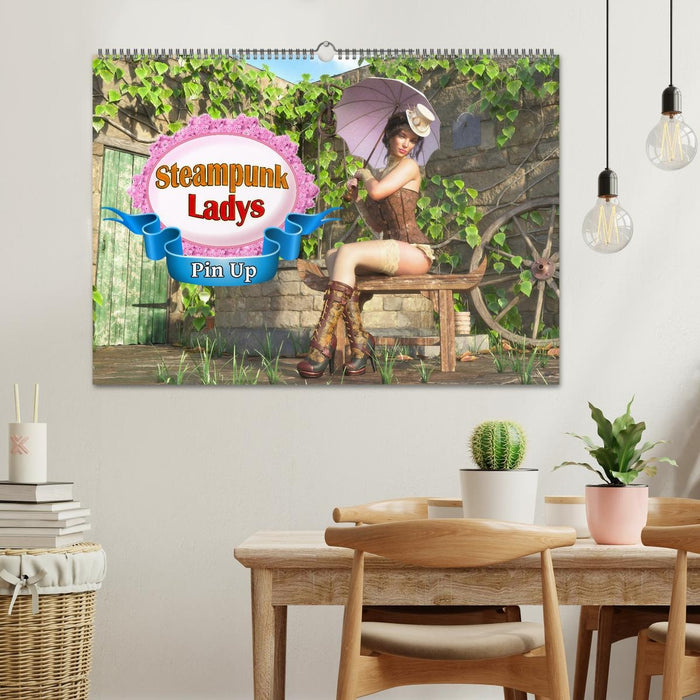 Steampunk Ladys Pin Up (CALVENDO Wandkalender 2027)