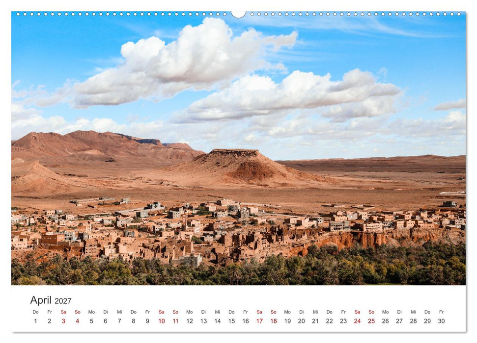 Marokko - Eine wunderbare Reise nach Nordafrika. (CALVENDO Wandkalender 2027)