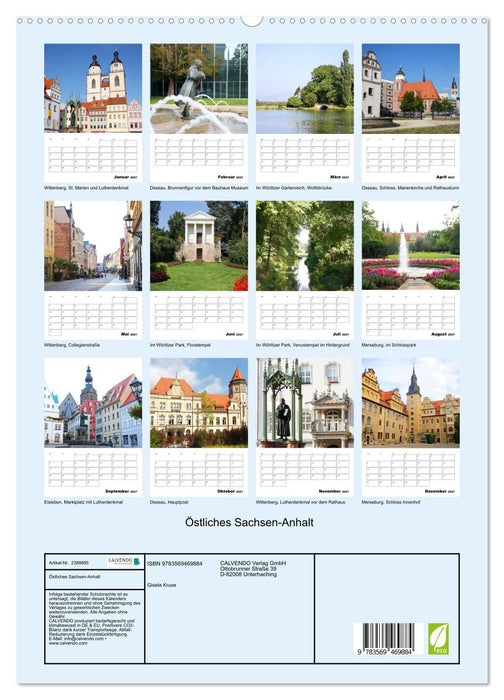 Östliches Sachsen-Anhalt (CALVENDO Wandkalender 2027)