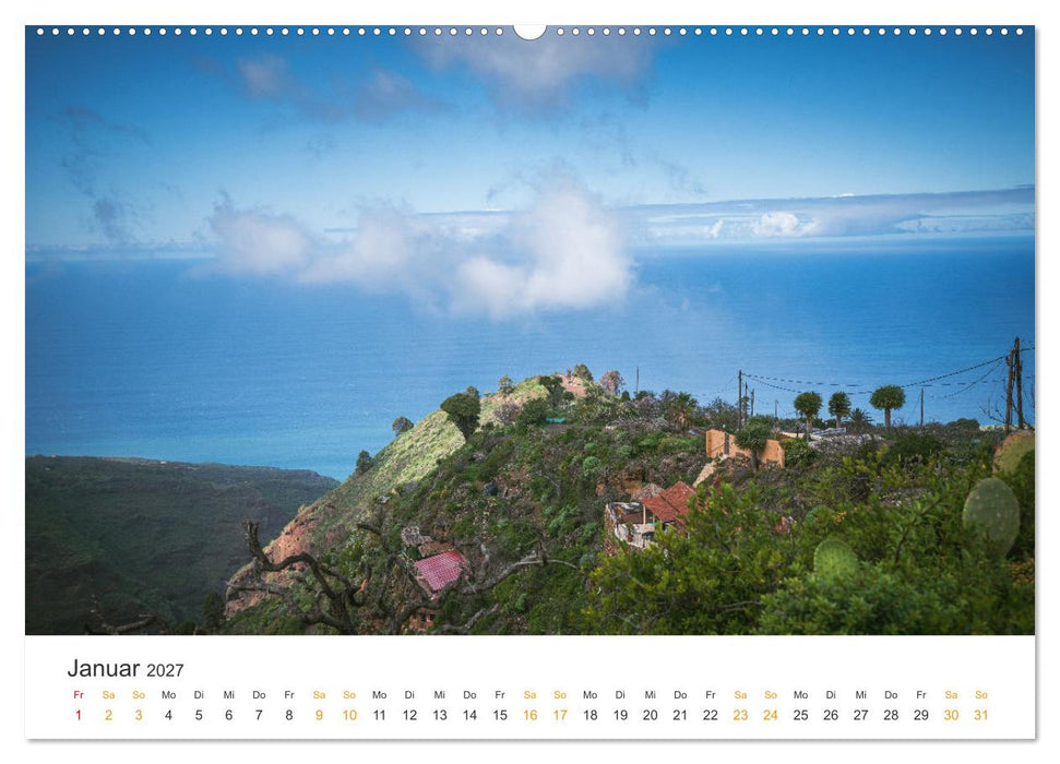 La Palma - Isla Bonita - Landschaften der Kanarischen Insel (CALVENDO Wandkalender 2027)