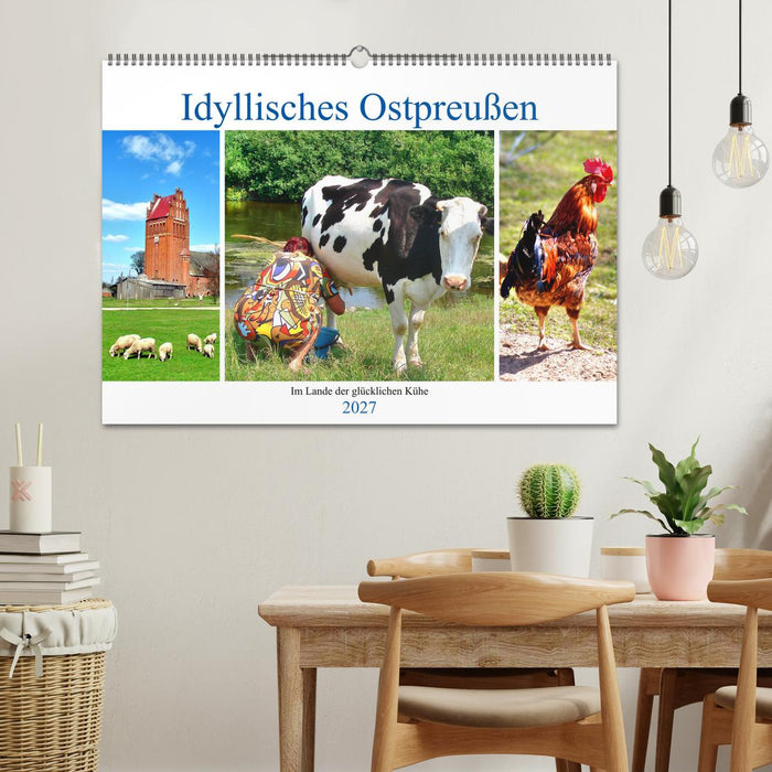 Idyllisches Ostpreußen - Im Lande der glücklichen Kühe (CALVENDO Wandkalender 2027)