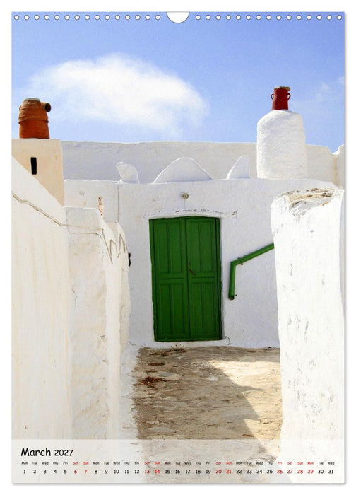 Greek Doors (CALVENDO Monthly Calendar 2027)