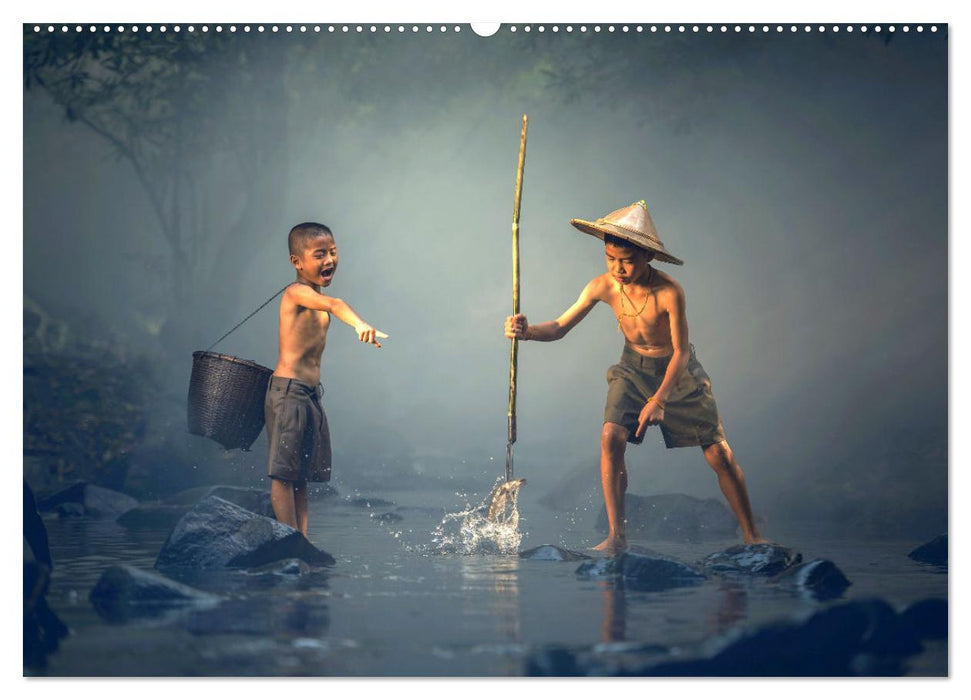 Landleben in Südostasien. Menschen in Vietnam und Kambodscha (CALVENDO Wandkalender 2027)