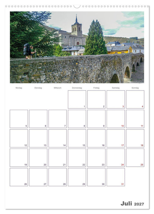 Mein Weg nach Santiago de Compostela (CALVENDO Premium Wandkalender 2027)