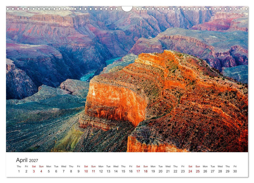 Earth-Shaping Forces (CALVENDO Monthly Calendar 2027)