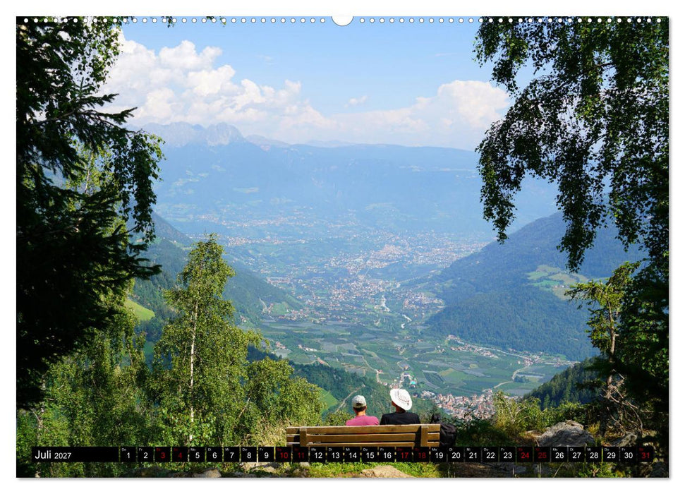 Meraner Höhenweg von Meran bis Katharinaberg (CALVENDO Premium Wandkalender 2027)