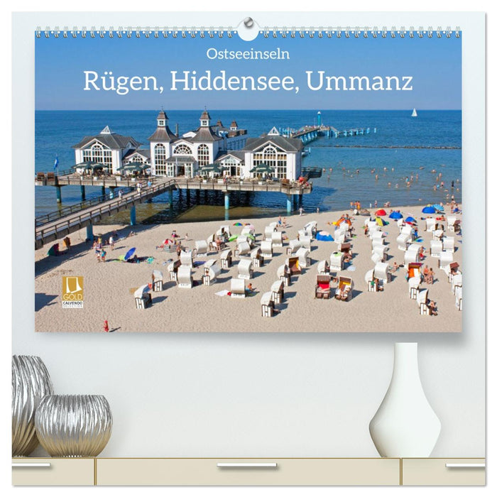 Ostseeinseln Rügen, Hiddensee, Ummanz (CALVENDO Premium Wandkalender 2027)