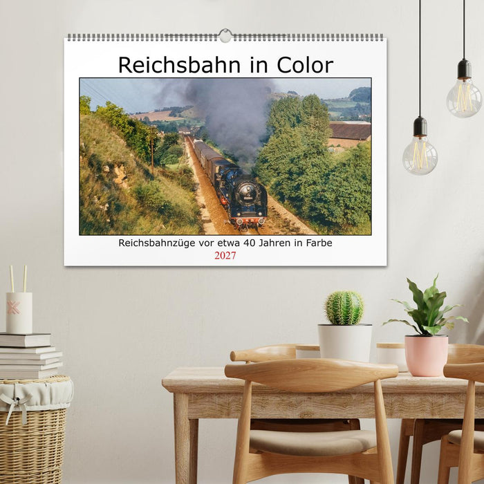 Reichsbahn in Color (CALVENDO Wandkalender 2027)