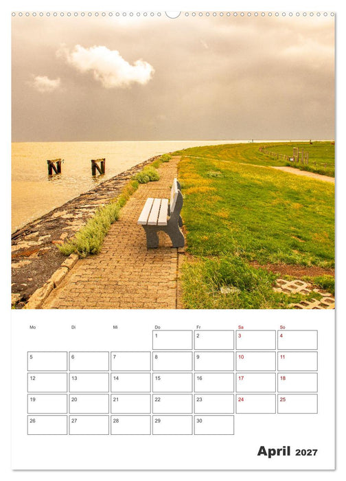 Hallig Hooge - Reiseplaner (CALVENDO Wandkalender 2027)