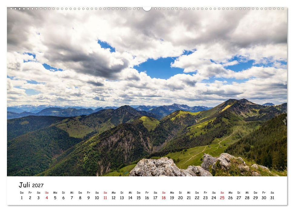 Bayerische Voralpen - traumhafte Perspektiven (CALVENDO Premium Wandkalender 2027)