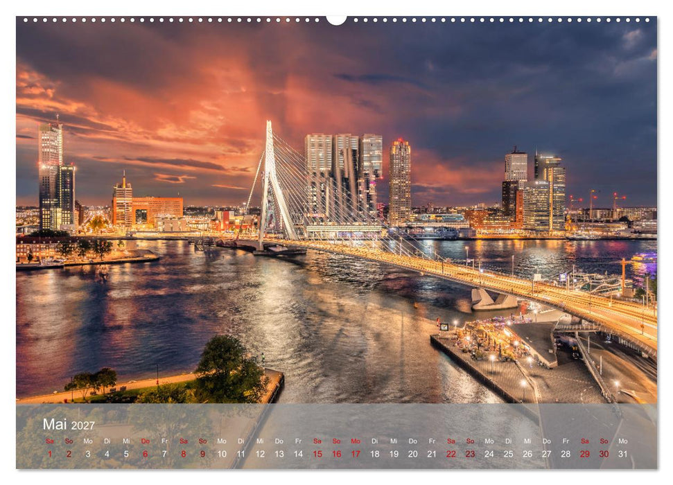 Rotterdam - Die heimliche Hauptstadt der Niederlande (CALVENDO Premium Wandkalender 2027)