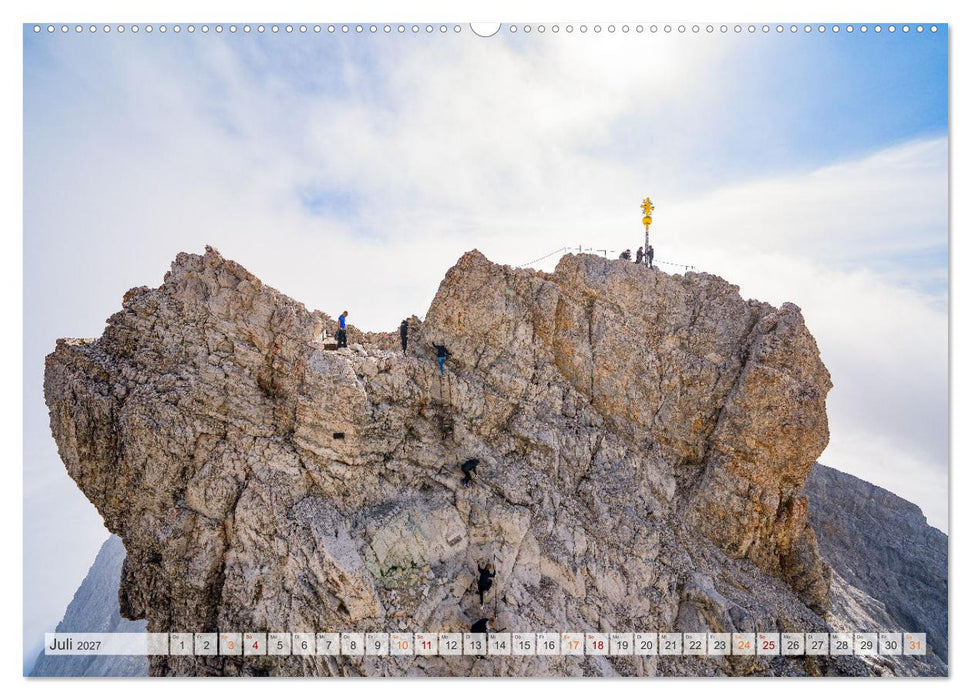 Urlaub in Oberbayern - Garmisch-Partenkirchen und die Zugspitze (CALVENDO Premium Wandkalender 2027)