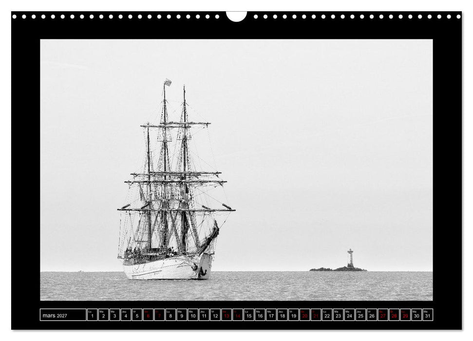 Voiles anciennes (CALVENDO Calendrier mensuel 2027)