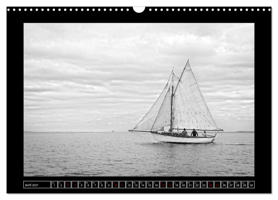 Voiles anciennes (CALVENDO Calendrier mensuel 2027)