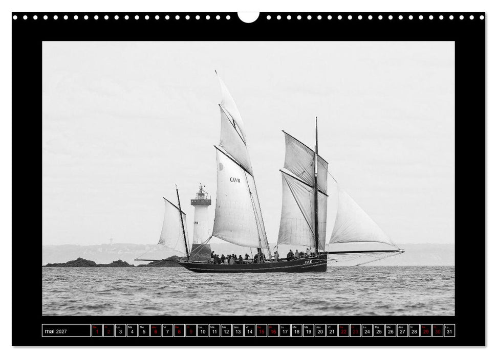 Voiles anciennes (CALVENDO Calendrier mensuel 2027)