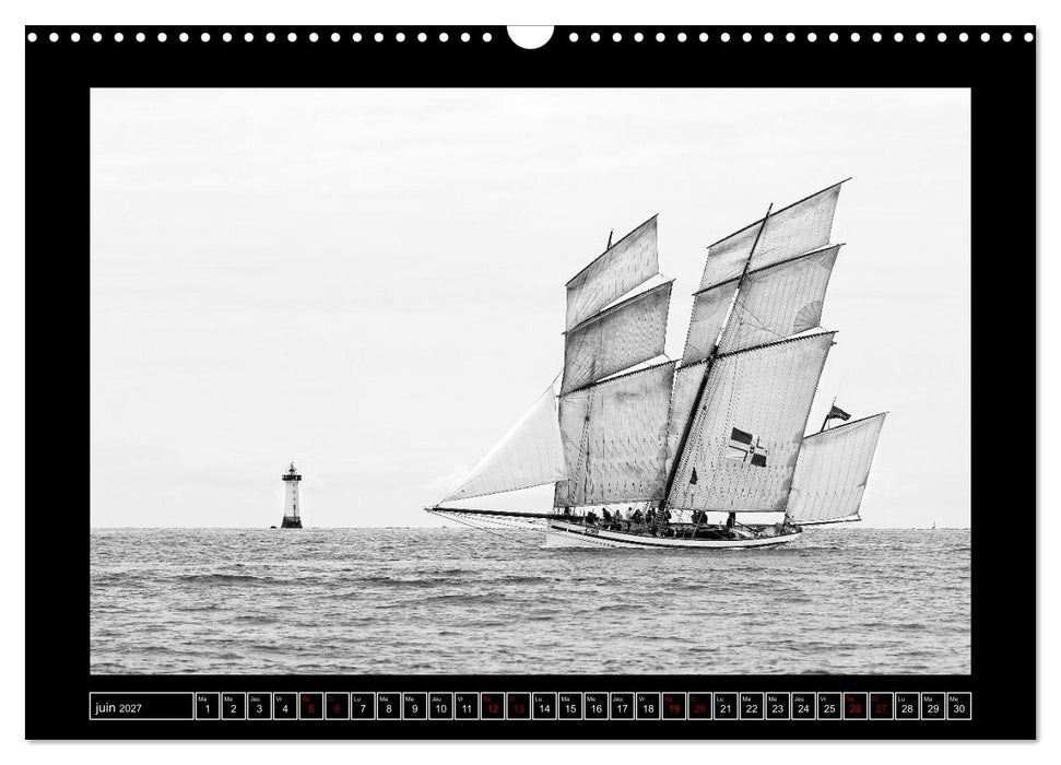 Voiles anciennes (CALVENDO Calendrier mensuel 2027)