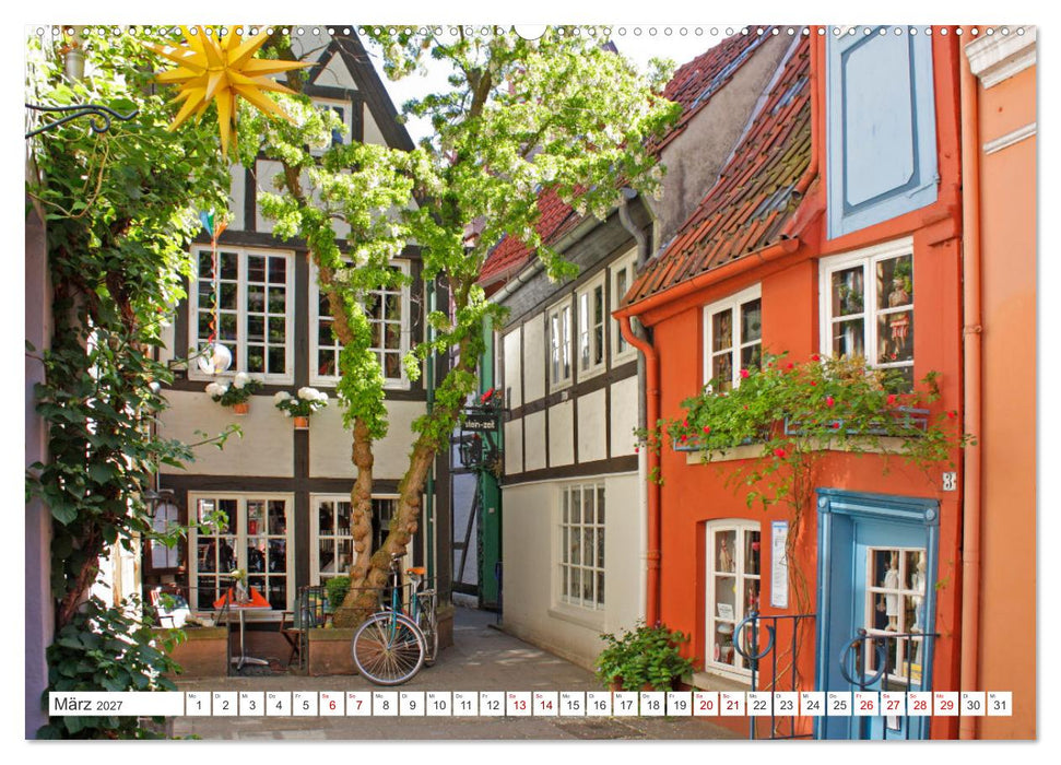 Ansichten von Bremen und Bremerhaven (CALVENDO Premium Wandkalender 2027)