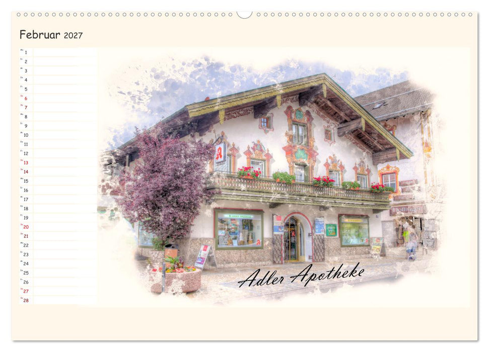 Ruhpolding mein schönes Dorf (CALVENDO Premium Wandkalender 2027)