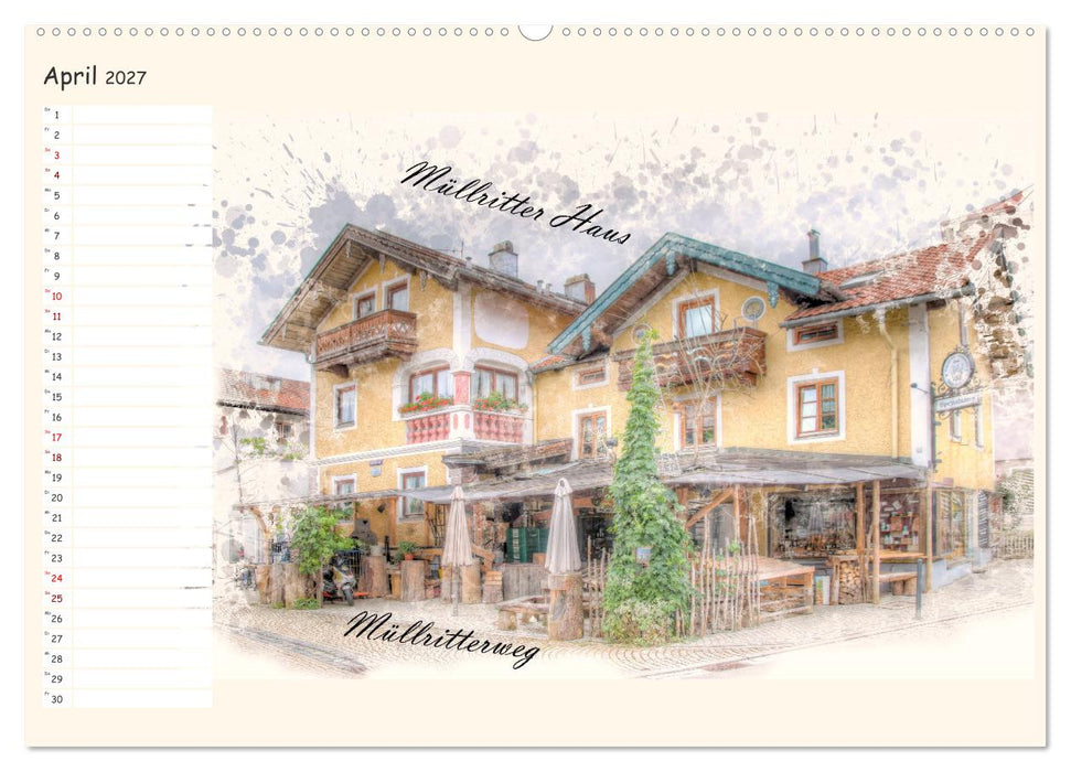 Ruhpolding mein schönes Dorf (CALVENDO Premium Wandkalender 2027)