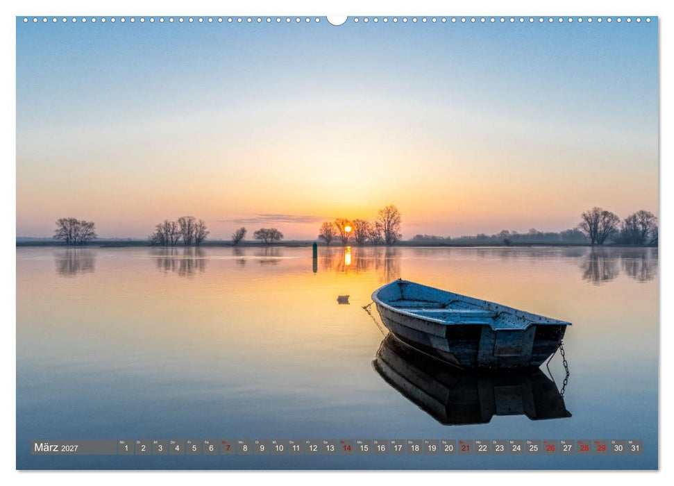 Naturlandschaft Elbe - Im Wechsel der Jahreszeiten (CALVENDO Premium Wandkalender 2027)