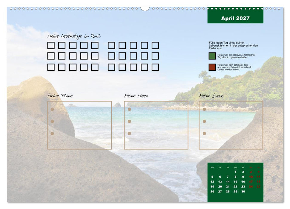Erlebe mit mir Lebenszeit (CALVENDO Premium Wandkalender 2027)