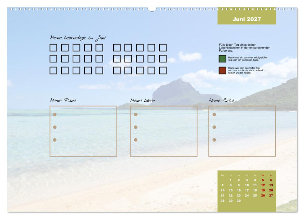Erlebe mit mir Lebenszeit (CALVENDO Premium Wandkalender 2027)