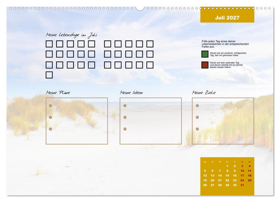 Erlebe mit mir Lebenszeit (CALVENDO Premium Wandkalender 2027)