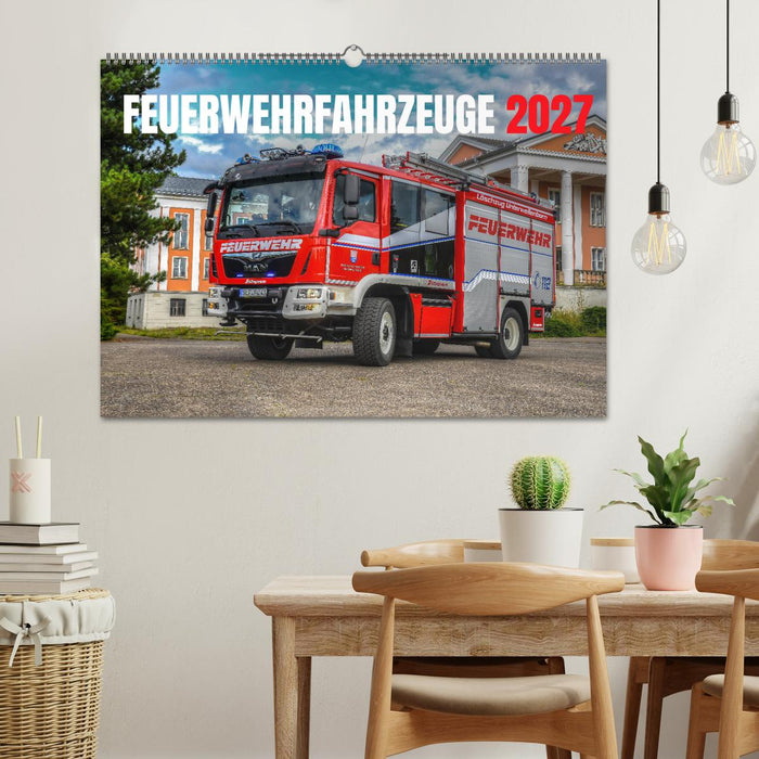 Feuerwehrfahrzeuge (CALVENDO Wandkalender 2027)