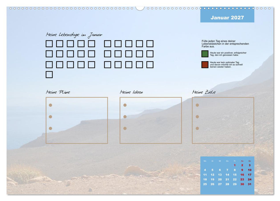 Erlebe mit mir Lebenszeit (CALVENDO Wandkalender 2027)