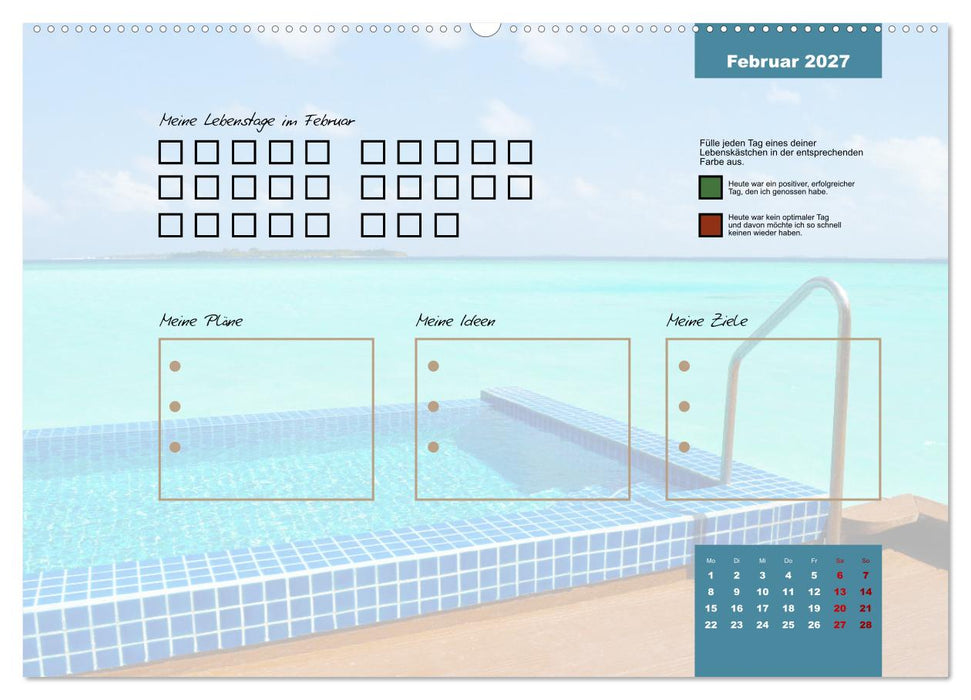 Erlebe mit mir Lebenszeit (CALVENDO Wandkalender 2027)