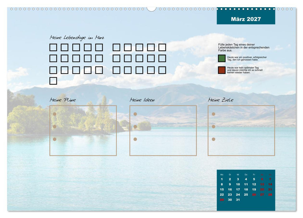 Erlebe mit mir Lebenszeit (CALVENDO Wandkalender 2027)