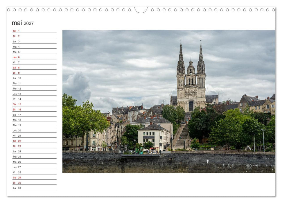Les visages de l'Anjou (CALVENDO Calendrier mensuel 2027)