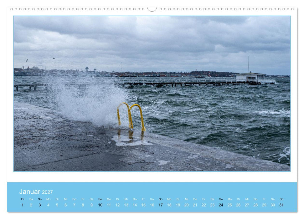 Kiel: Maritime Impressionen (CALVENDO Premium Wandkalender 2027)