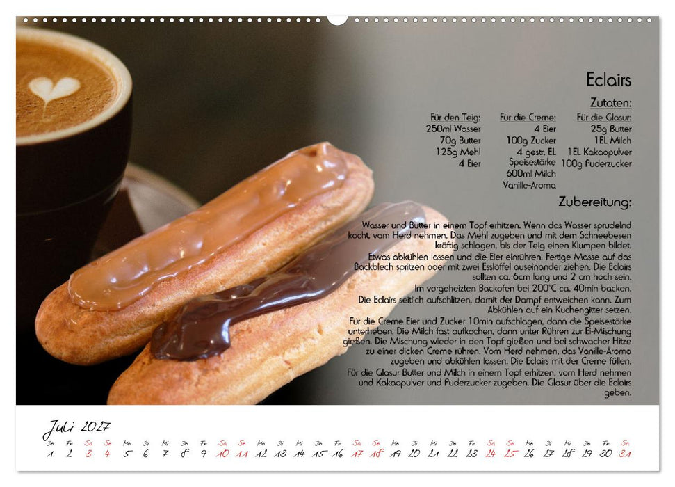 Schmackhaft durchs Jahr (CALVENDO Premium Wandkalender 2027)