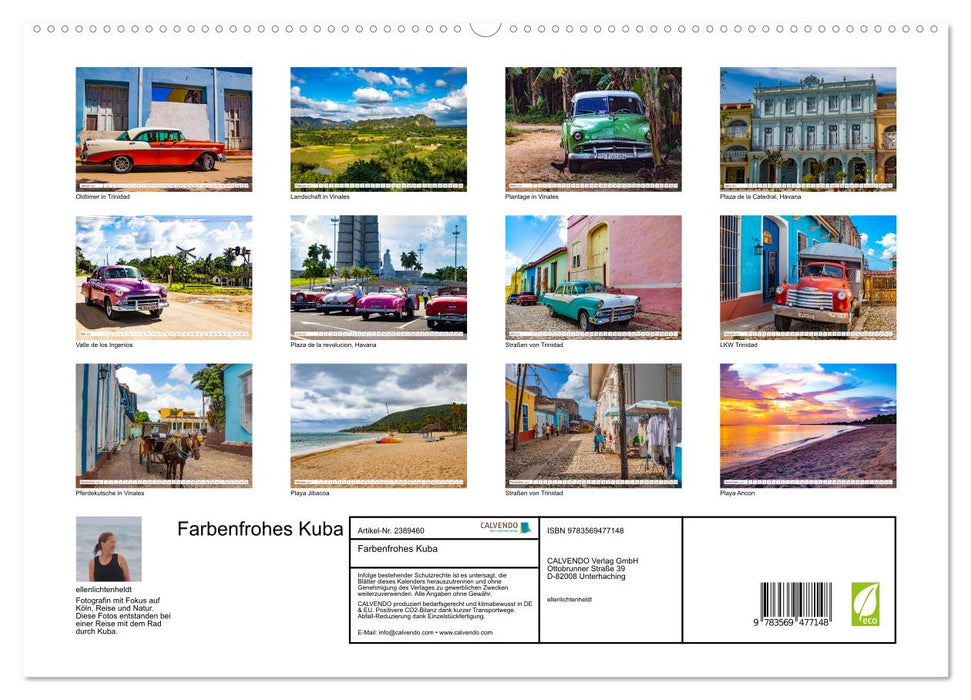 Farbenfrohes Kuba (CALVENDO Premium Wandkalender 2027)
