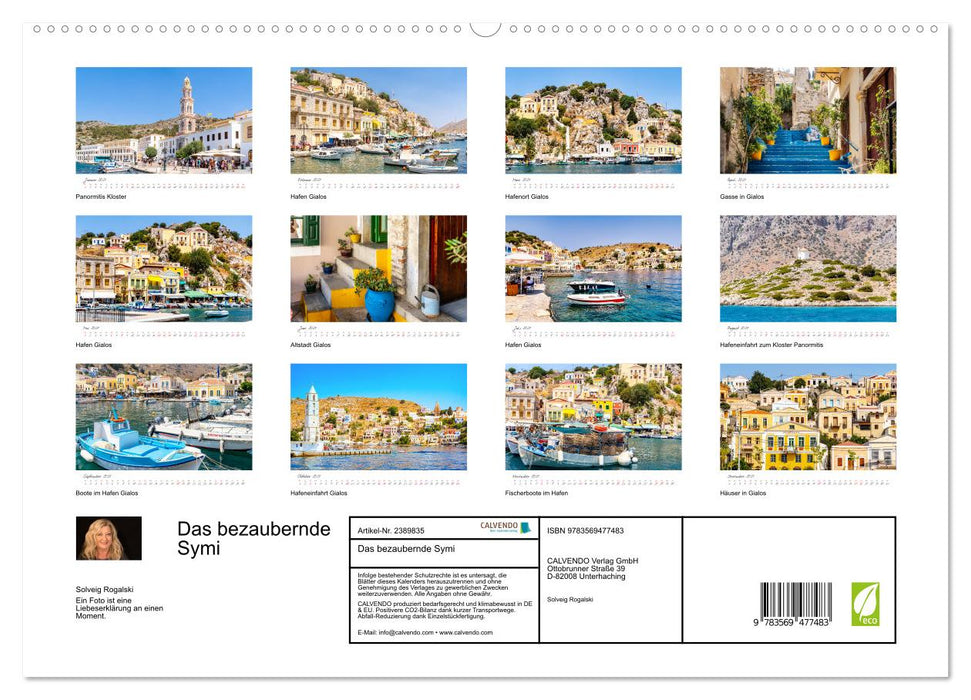 Das bezaubernde Symi (CALVENDO Wandkalender 2027)