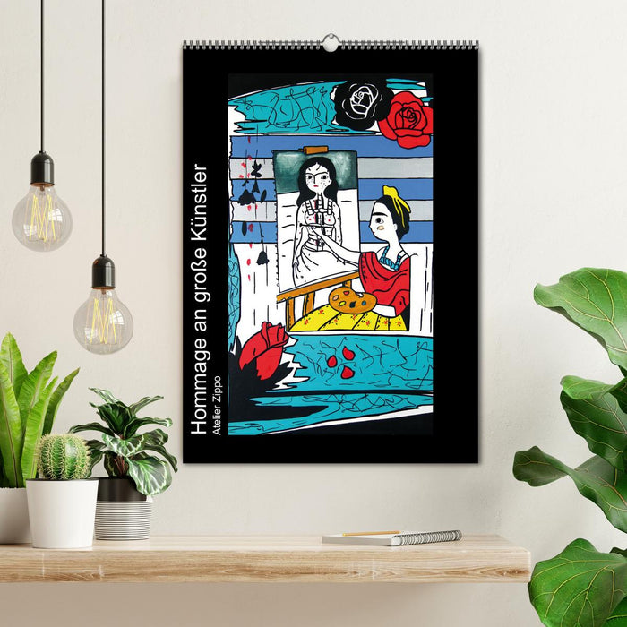 Hommage an große Künstler (CALVENDO Wandkalender 2027)