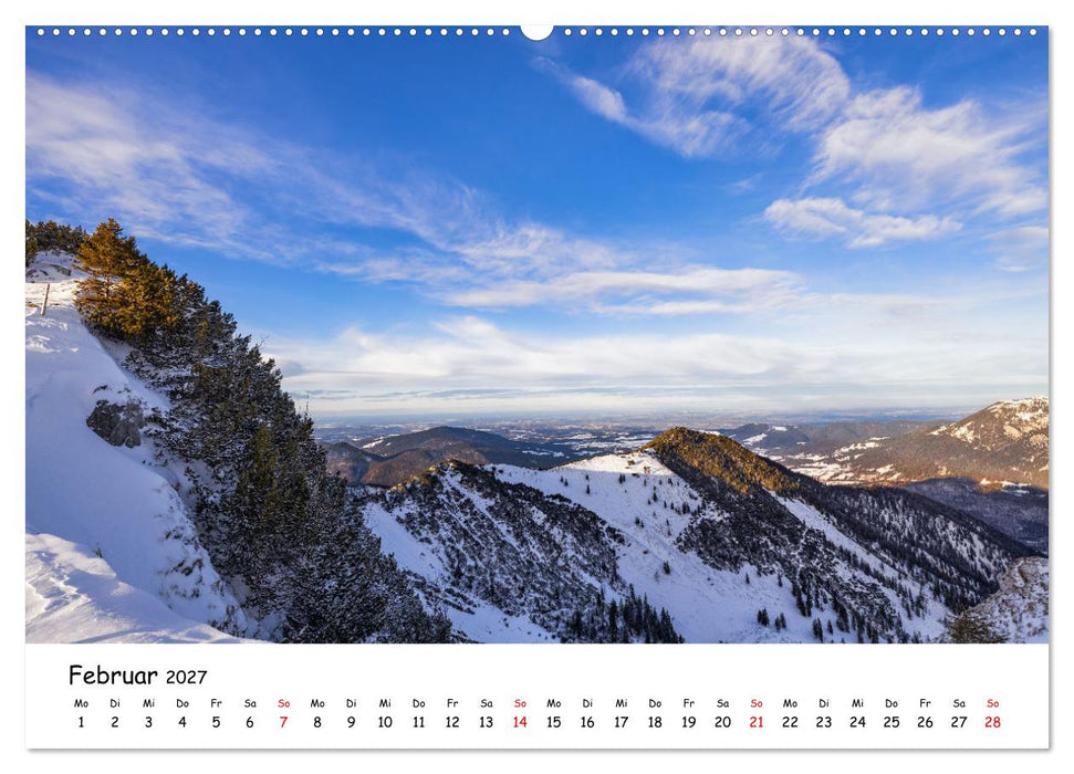 Bayerische Voralpen - traumhafte Perspektiven (CALVENDO Wandkalender 2027)