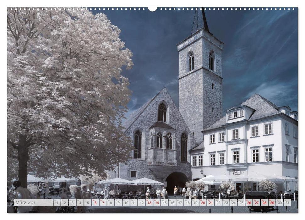 Erfurt - Infrarotfotografien von Kurt Lochte (CALVENDO Premium Wandkalender 2027)