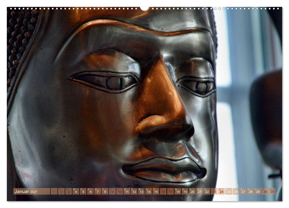 Buddha - Die Kraft des Lächelns (Ralf Kretschmer) (CALVENDO Wandkalender 2027)