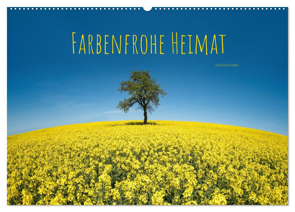 Farbenfrohe Heimat (CALVENDO Wandkalender 2027)