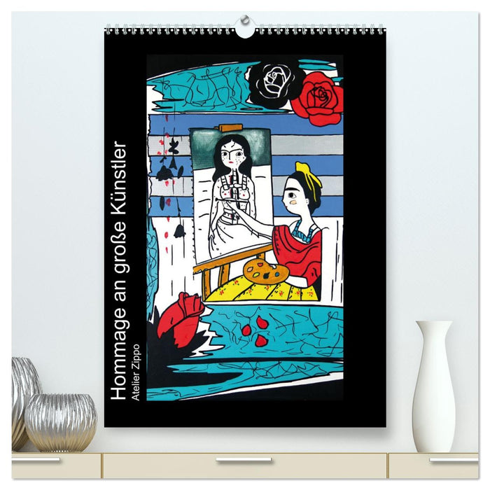 Hommage an große Künstler (CALVENDO Premium Wandkalender 2027)