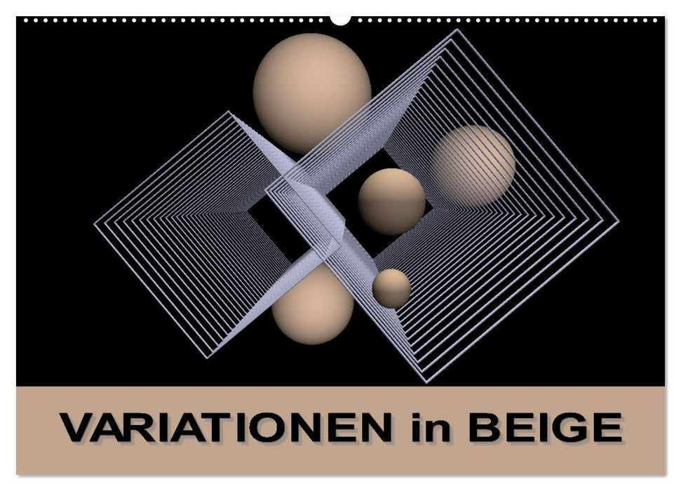 VARIATIONEN in BEIGE (CALVENDO Wandkalender 2027)