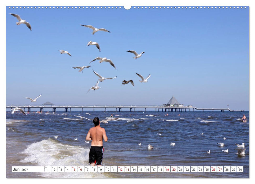 Insel Usedom - Wellen, Strand und mehr (CALVENDO Wandkalender 2027)