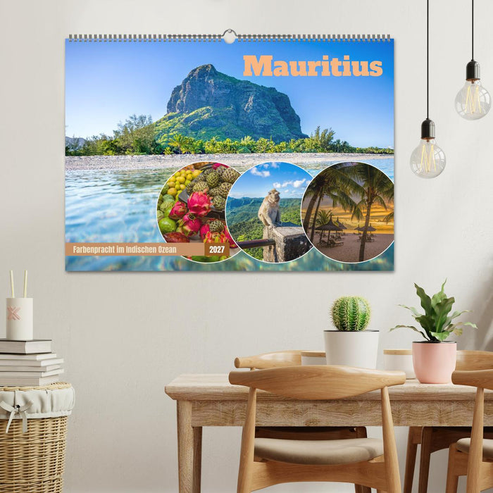 Mauritius - Farbenpracht im Indischen Ozean (CALVENDO Wandkalender 2027)