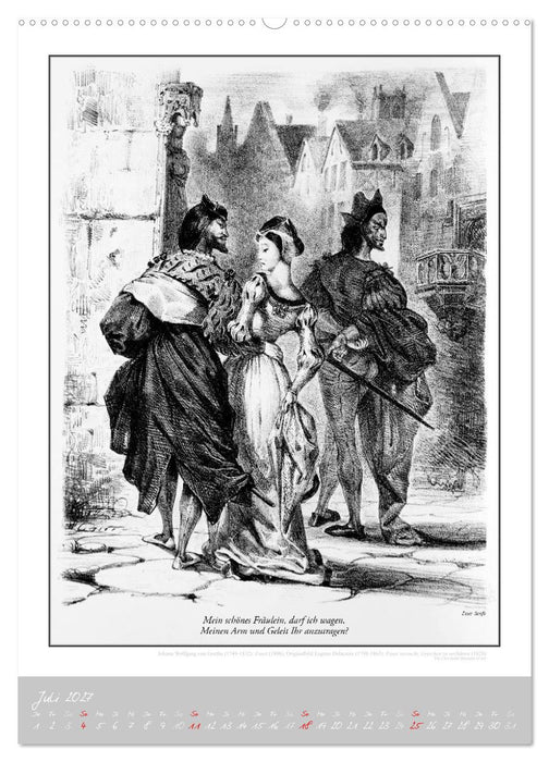 Faust - Weltliteraturkalender (CALVENDO Premium Wandkalender 2027)
