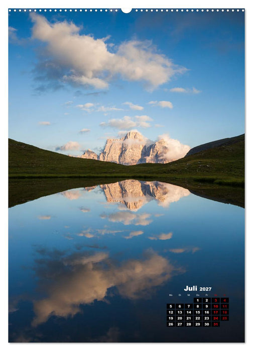 Dolomiten - Reise um die bleichen Berge zu entdecken (CALVENDO Premium Wandkalender 2027)