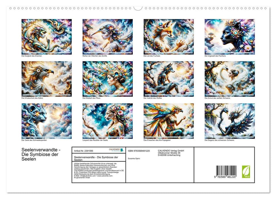 Seelenverwandte - Die Symbiose der Seelen (CALVENDO Premium Wandkalender 2027)