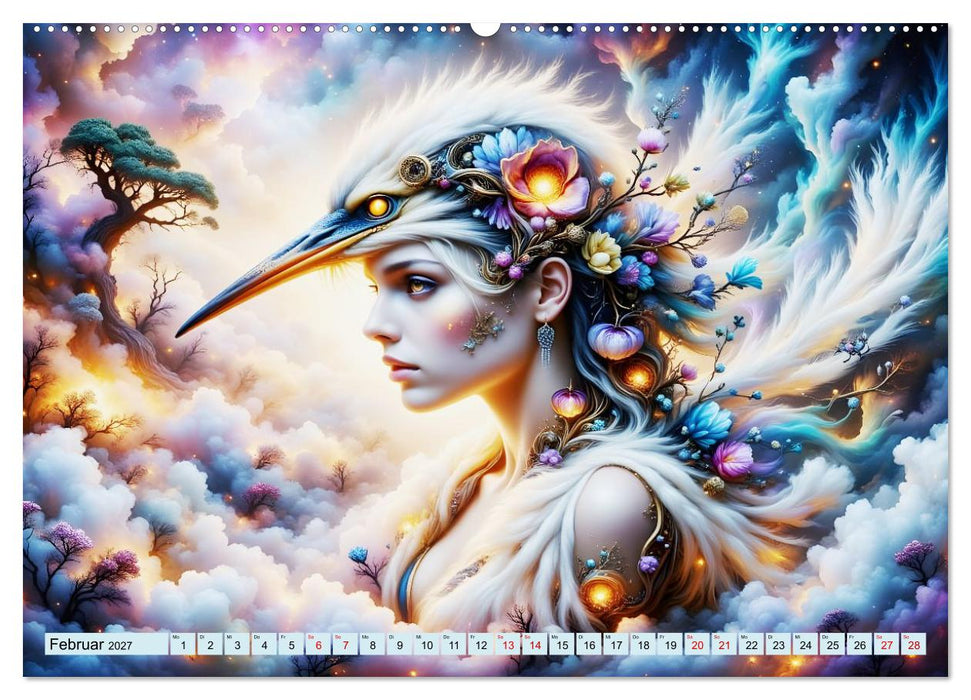 Seelenverwandte - Die Symbiose der Seelen (CALVENDO Premium Wandkalender 2027)